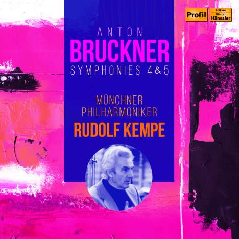 Anton Bruckner (1824-1896): Symphonien Nr.4 &amp; 5, 2 CDs