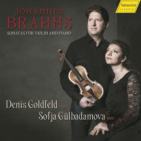 Johannes Brahms (1833-1897): Sonaten für Violine &amp; Klavier Nr.1-3, CD