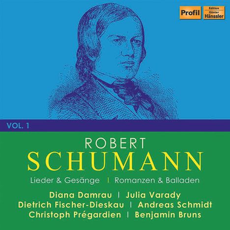 Robert Schumann (1810-1856): Lieder on Record Vol.1 - Lieder &amp; Gesänge / Romanzen &amp; Balladen, 4 CDs