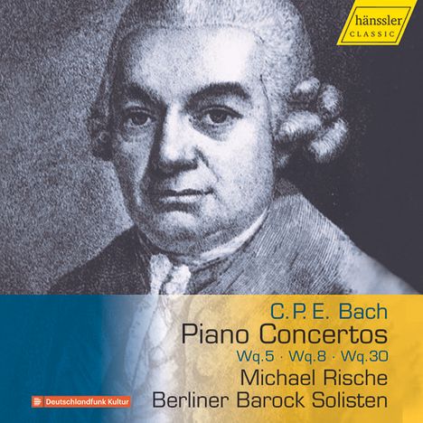 Carl Philipp Emanuel Bach (1714-1788): Klavierkonzerte Wq.5,8,30, CD