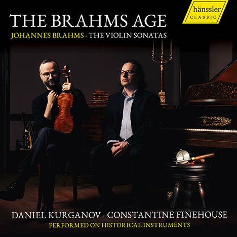 Johannes Brahms (1833-1897): Sonaten für Violine &amp; Klavier Nr.1-3, CD