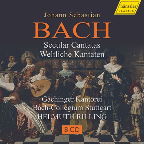 Johann Sebastian Bach (1685-1750): Die weltlichen Kantaten (Helmuth Rilling), 8 CDs