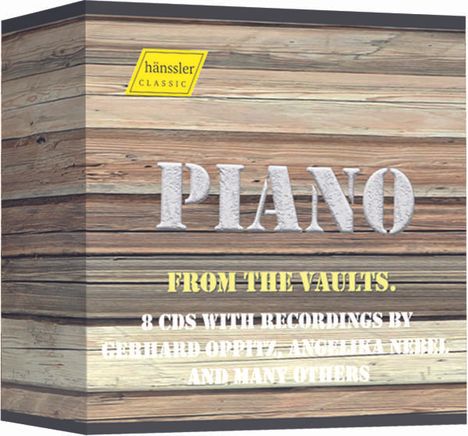 Klaviermusik (Hänssler Classic Aufnahmen / Komplett-Set exklusiv für jpc), 8 CDs