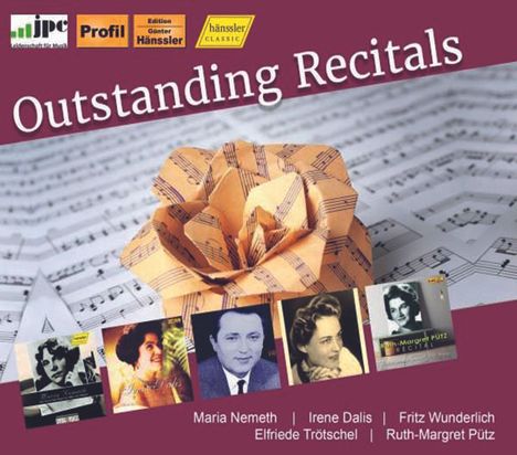 Bundle "Outstanding Recitals" (Hänssler/Profil-Edition / Exklusiv-Set für jpc), 6 CDs
