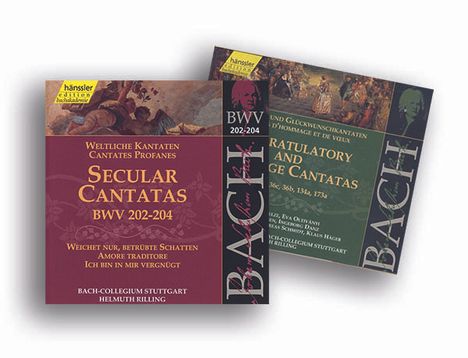 Johann Sebastian Bach (1685-1750): Kantaten BWV 30a,36b,36c,134a,173a,202-204 (Weltliche Kantaten / Komplettset exklusiv für jpc), 3 CDs