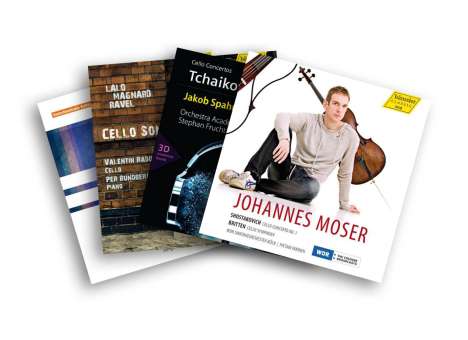 Charming Cello (Komplett-Set exklusiv für jpc), 4 CDs und 1 Blu-ray Audio