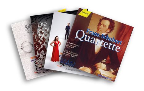 Franz Schubert (1797-1828): Streichquartette Nr.1,5-7,9,10,12,15 (Exklusivset für jpc), 5 CDs