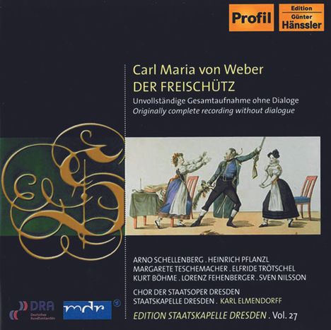 Carl Maria von Weber (1786-1826): Der Freischütz, 2 CDs