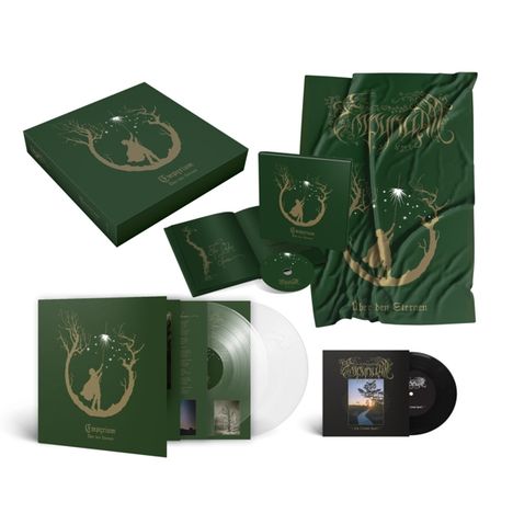 Empyrium: Über den Sternen (180g) (Limited Edition) (Translucent Vinyl) (+Book), 2 LPs, 1 CD und 1 Single 7"
