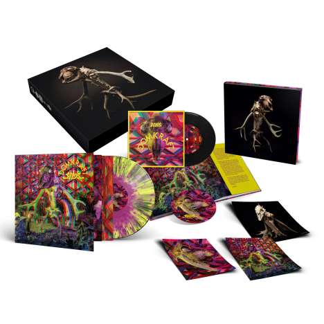 Domkraft: Seeds (Limited Edition Boxset) (Splatter Vinyl) (+ 3D-Brille), 1 LP, 1 CD und 1 Single 7"