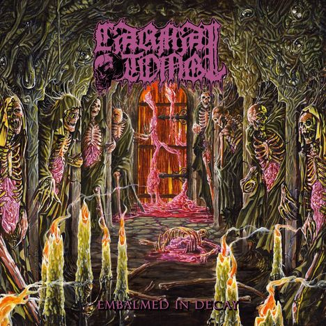 Carnal Tomb: Embalmed In Decay (Translucent Magenta W/ Black Smoke Vinyl), LP