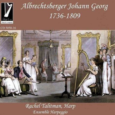 Johann Georg Albrechtsberger (1736-1809): Concertino Es-Dur für Flöte,Violine,Viola,Cello &amp; Harfe, CD