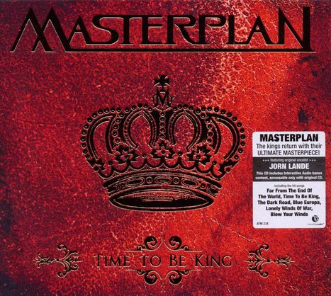 Masterplan: Time To Be King (Ltd.Edition), CD