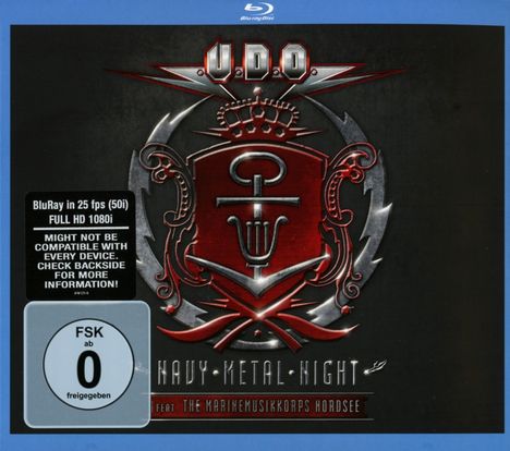 U.D.O.: Navy Metal Night, 2 CDs und 1 Blu-ray Disc