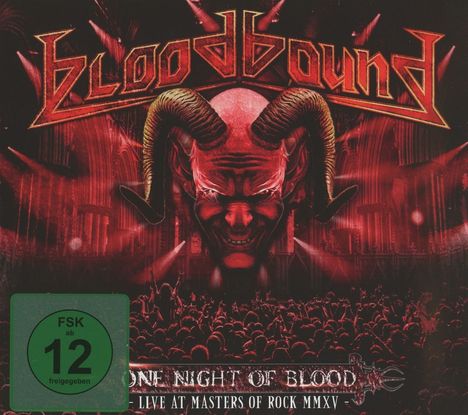 Bloodbound: One Night Of Blood, 1 CD und 1 DVD