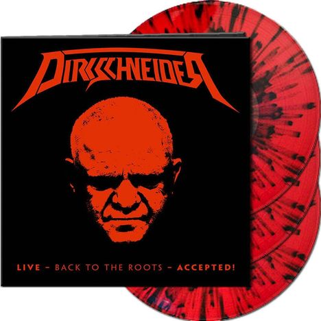 Udo Dirkschneider: Live - Back To The Roots - Accepted! (Limited-Edition) (Red W/ Black Splatter Vinyl), 3 LPs
