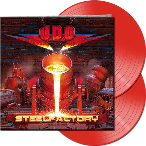 U.D.O.: Steelfactory (Limited-Edition) (Clear Red Vinyl), 2 LPs