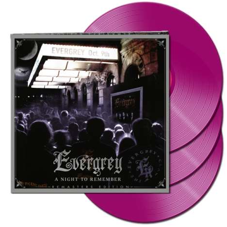 Evergrey: A Night to Remember Live 2004 (Remasters Edition) (Limited Edition) (Clear Purple Vinyl), 3 LPs