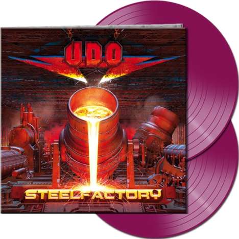 U.D.O.: Steelfactory (Clear Violett Vinyl), 2 LPs