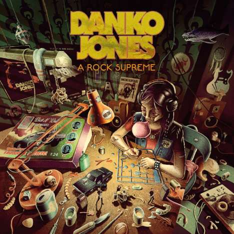 Danko Jones: A Rock Supreme (Limited Boxset), 1 CD und 1 Merchandise