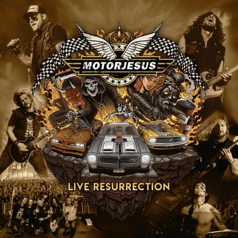 Motorjesus: Live Resurrection (Limited Edition) (Clear Orange Vinyl), 2 LPs