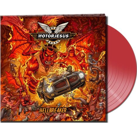 Motorjesus: Hellbreaker (Limited Edition) (Clear Red Vinyl), LP