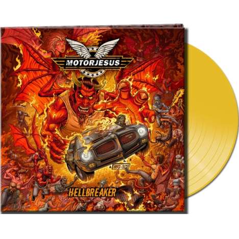 Motorjesus: Hellbreaker (Limited Edition) (Clear Yellow Vinyl), LP