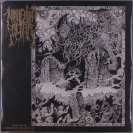 Malignant Altar: Realms Of Exquisite Morbidity (Clear/Silver Marbled Vinyl), LP