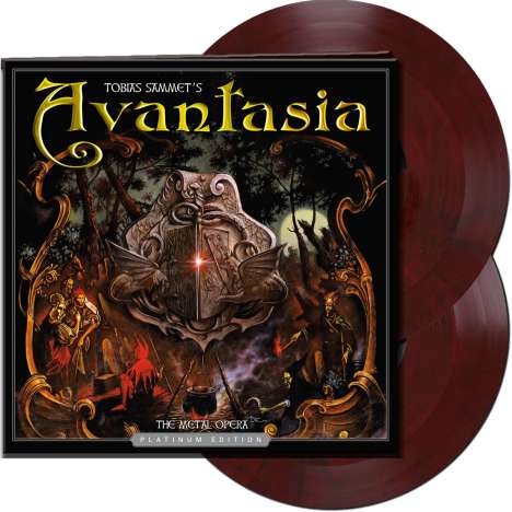 Avantasia: The Metal Opera Pt. I (Platinum Edition) (Limited Edition) (Dark Red Vinyl), 2 LPs