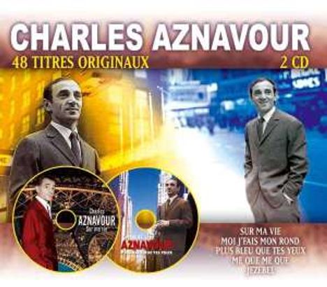 Charles Aznavour (1924-2018): 48 Titres Originaux, 2 CDs