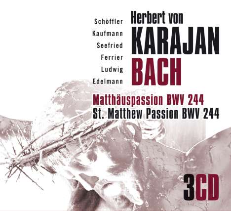 Johann Sebastian Bach (1685-1750): Matthäus-Passion BWV 244, 3 CDs
