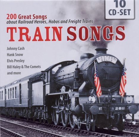 Train Songs - 200 Great Songs, 10 CDs
