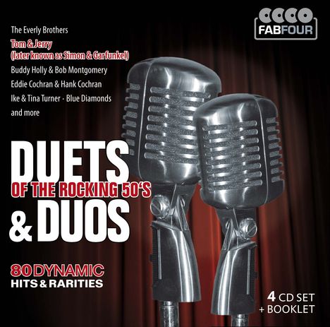 Duets & Duos Of The Rocking 50's, 4 CDs