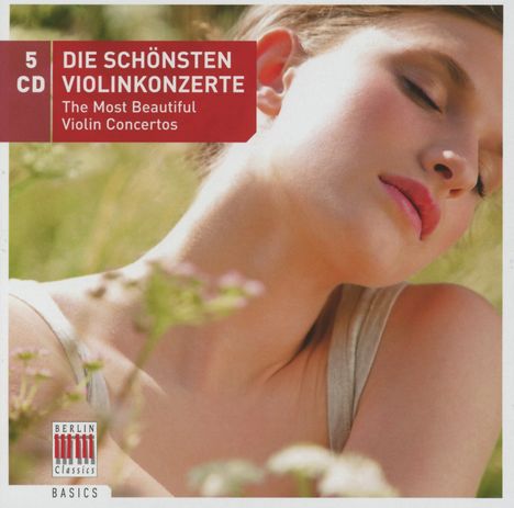 Die schönsten Violinkonzerte, 5 CDs