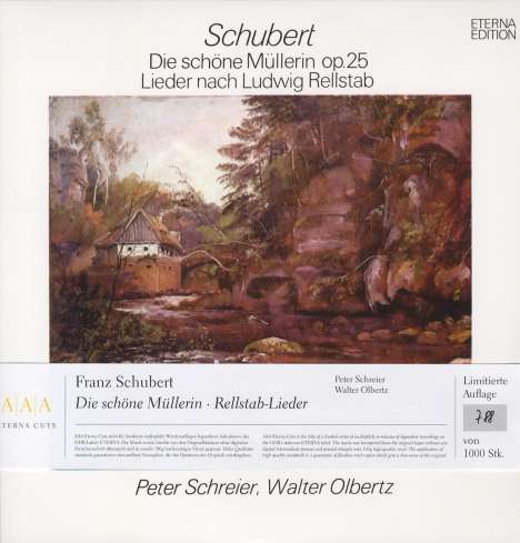 Franz Schubert (1797-1828): Die schöne Müllerin D.795 (180g), 2 LPs