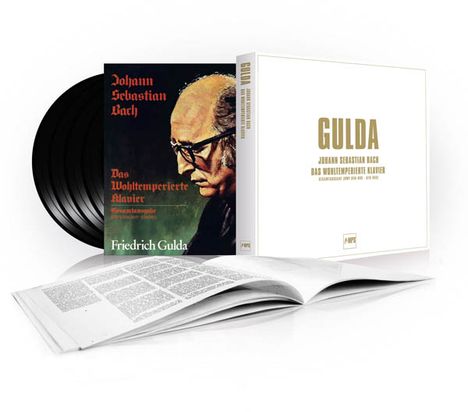 Johann Sebastian Bach (1685-1750): Das Wohltemperierte Klavier 1 & 2 (180g), 5 LPs