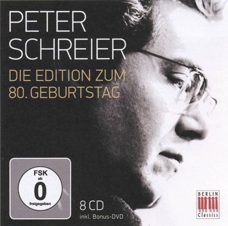 Peter Schreier - Die Edition zum 80. Geburtstag, 8 CDs und 1 DVD