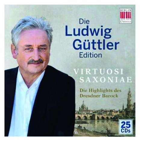 Ludwig Güttler Edition - Werke des Dresdner Barock, 25 CDs