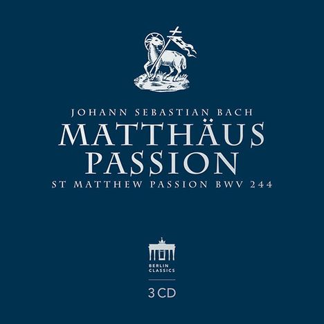 Johann Sebastian Bach (1685-1750): Matthäus-Passion BWV 244, 3 CDs