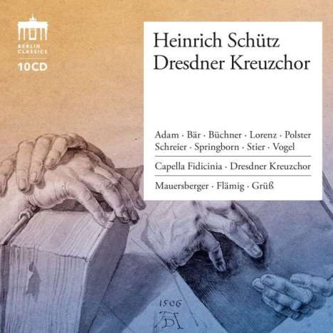 Heinrich Schütz (1585-1672): Geistliche Werke mit dem Dresdner Kreuzchor (Vorab exklusiv bei jpc), 10 CDs