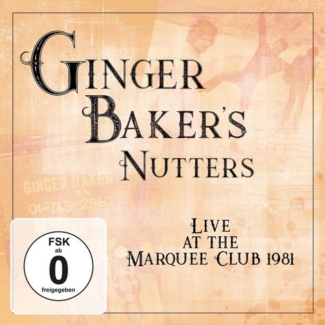 Ginger Baker (1939-2019): Live at Marquee Club 1981, 1 CD und 1 DVD