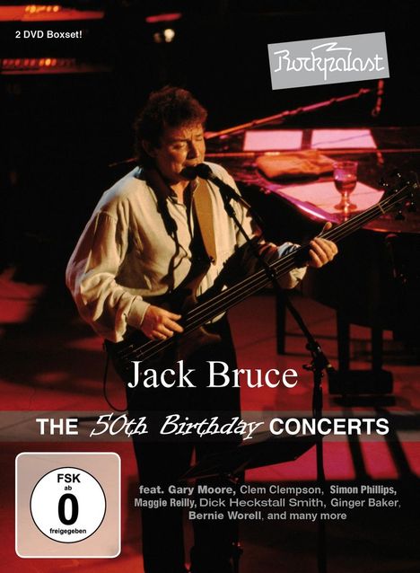 Jack Bruce: Rockpalast: The 50th Birthday Concerts, 2 DVDs