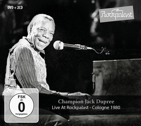 Champion Jack Dupree: Live At Rockpalast 1980, 2 CDs und 1 DVD