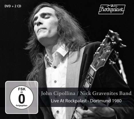 John Cipollina / Nick Gravenites Band: Live At Rockpalast - Dortmund 1980, 2 CDs und 1 DVD