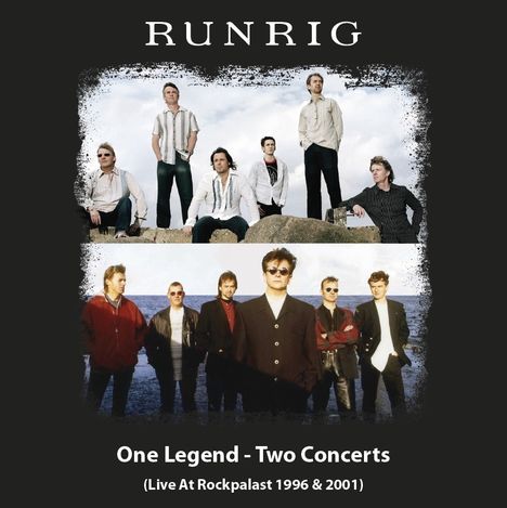 Runrig: One Legend - Two Concerts (Live At Rockpalast 1996 &amp; 2001) (Limited Handnumbered Boxset + T-Shirt Gr. XL), 4 CDs, 2 DVDs, 2 Singles 7" und 1 T-Shirt