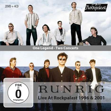 Runrig: One Legend - Two Concerts (Live At Rockpalast 1996 &amp; 2001), 4 CDs und 2 DVDs