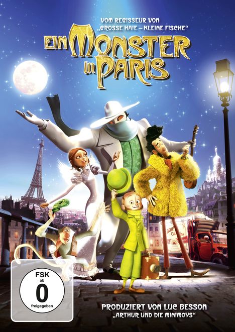 Ein Monster in Paris, DVD