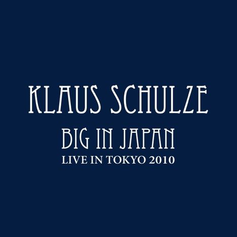 Klaus Schulze: Big In Japan (US Version), 2 CDs und 1 DVD