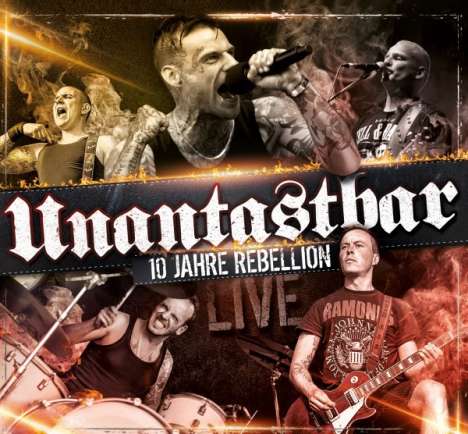 Unantastbar: 10 Jahre Rebellion - Live (2CD + DVD), 2 CDs und 1 DVD