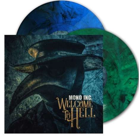 Mono Inc.: Welcome To Hell (Blue &amp; Green Marble Vinyl), 2 LPs